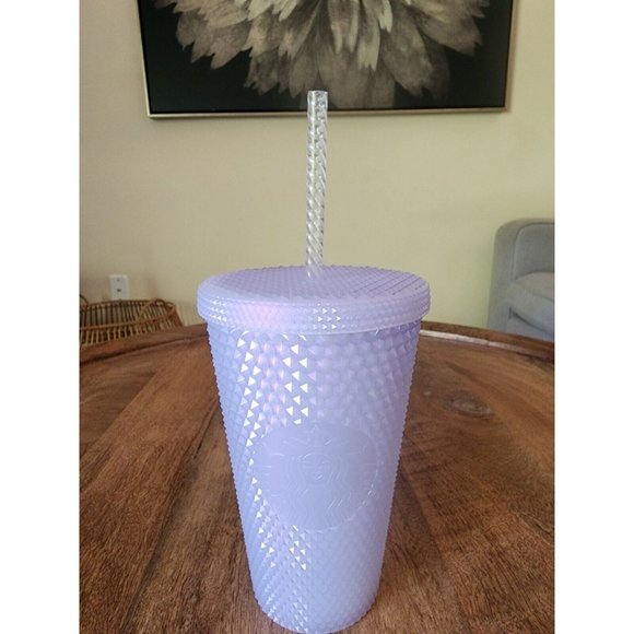 2021 Starbucks Holiday Iridescent Icy Lilac Cold Cup Tumbler | 16oz - Picture 1 of 3